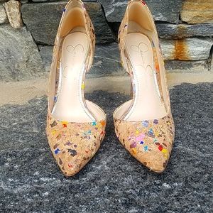 Jessica Simpson Cork Heels